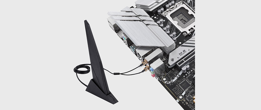 ASUS PRIME B760M-A WIFI-6E DDR5 HDMI DP PCIe 16X v4.0 1700p mATX