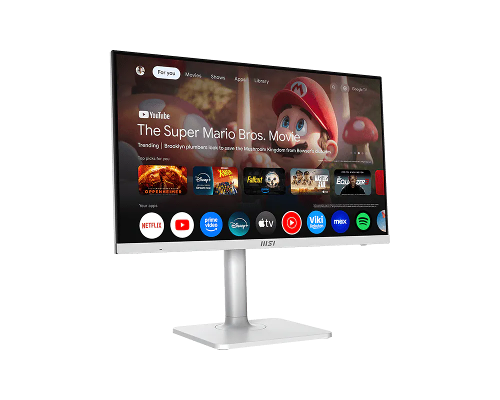 MSI 27" Flat IPS Modern 1ms 60Hz Pivot Beyaz Smart Monitör (3840x2160) MD272UPSW