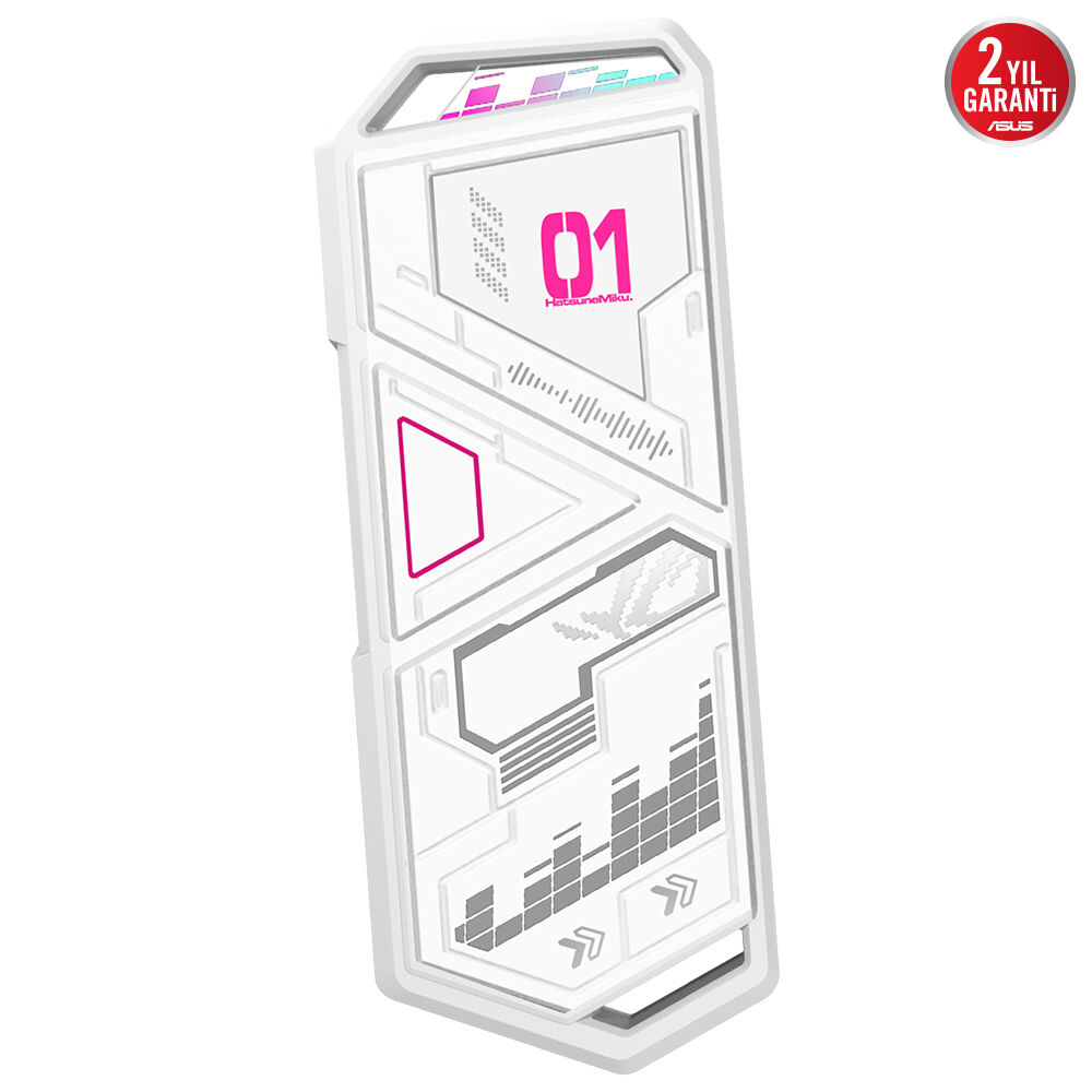 ASUS ROG STRIX ARION HATSUNE MIKU EDITION M.2 NVME USB-C Harici SSD Kutusu ikinci görünüm
