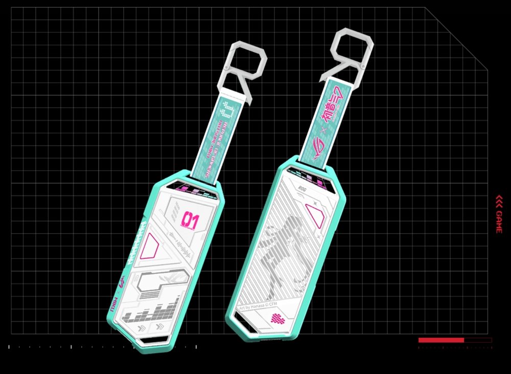 ASUS ROG STRIX ARION HATSUNE MIKU EDITION M.2 NVME USB-C Harici SSD Kutusu