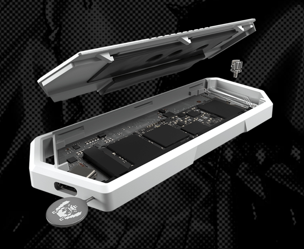 ASUS ROG STRIX ARION HATSUNE MIKU EDITION M.2 NVME USB-C Harici SSD Kutusu