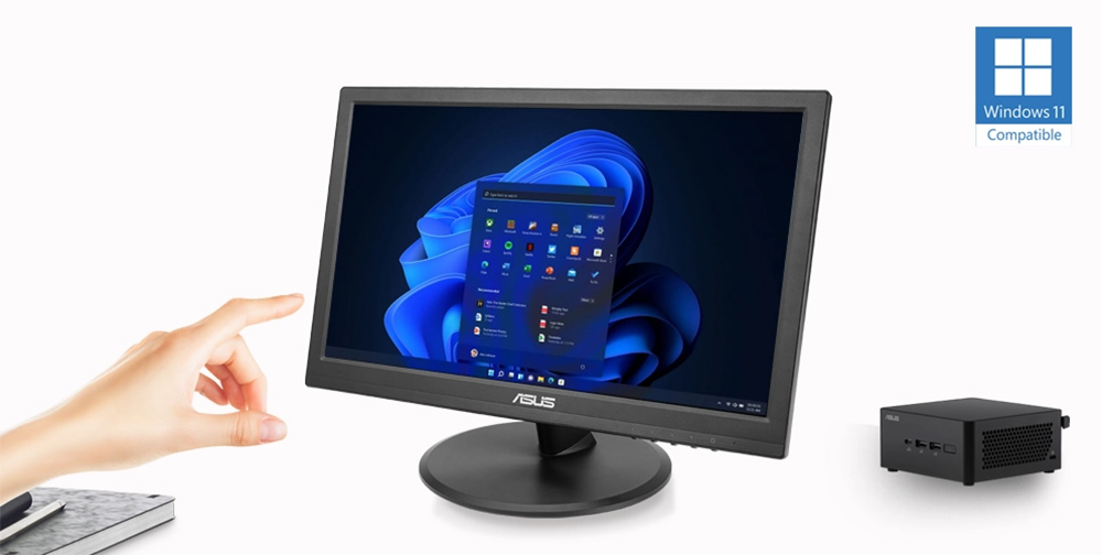 ASUS 15.6" IPS Dokunmatik VT169HE 5ms 60Hz HDMI Taşınabilir Monitör 1920x1080 / 90LM09V1-B01170