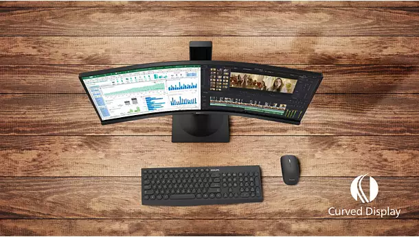 PHILIPS 31.5" VA 322E1C-00 4MS 75Hz HDMI-DP Kavisli Monitör (1920 X 1080)