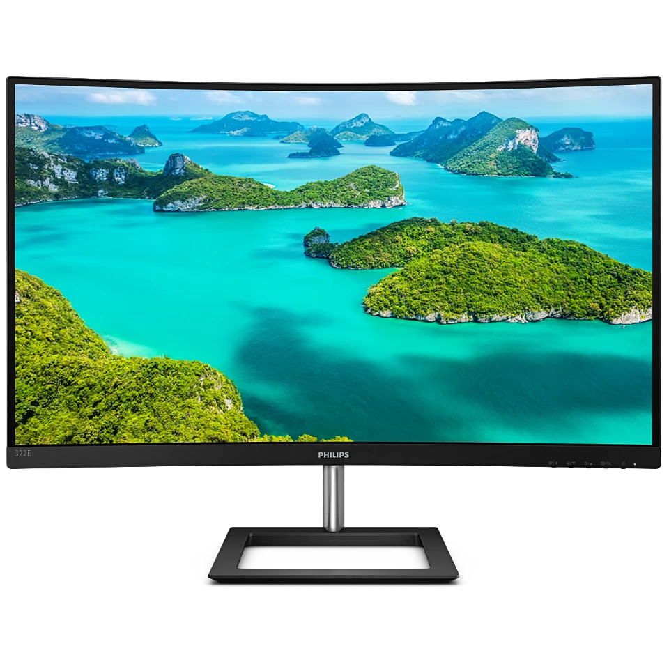 PHILIPS 31.5" VA 322E1C-00 4MS 75Hz HDMI-DP Kavisli Monitör (1920 X 1080)