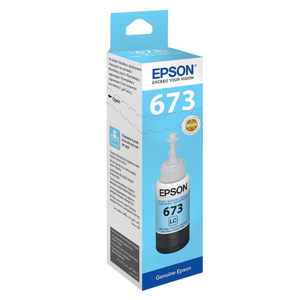EPSON T67354A Açık Mavi Tanklı Sistem Mürekkebi