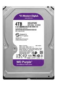 WD 3.5" 4TB PURPLE WD44PURZ 5400 RPM 128MB SATA-3 Güvenlik Diski ikinci görünüm