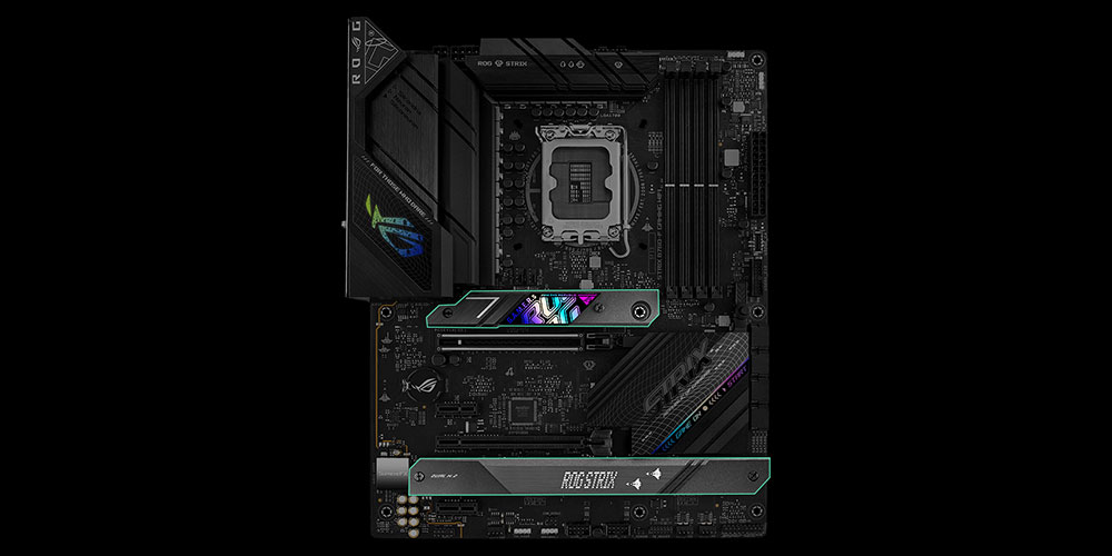 ASUS ROG STRIX B760-F GAMING WIFI DDR5 HDMI DP PCIe 16X v4.0 1700p ATX