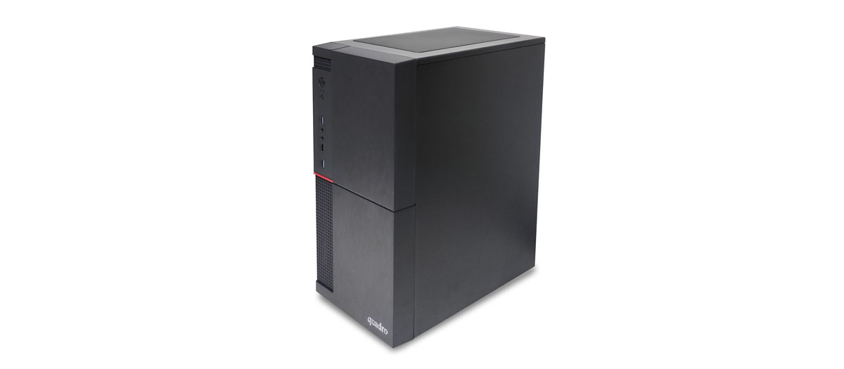 QUADRO SOLID RHA-124164 CORE i5 12400F 16GB- 480GB SSD- 4GB GT 730 FDOS ikinci görünüm