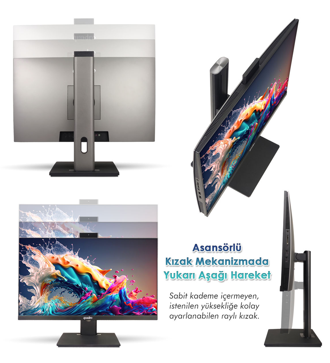 QUADRO 23.8" EXPANSE AI B224-25165 CORE i5 12450H 16GB RAM- 500GB NVME O/B UHD FDOS