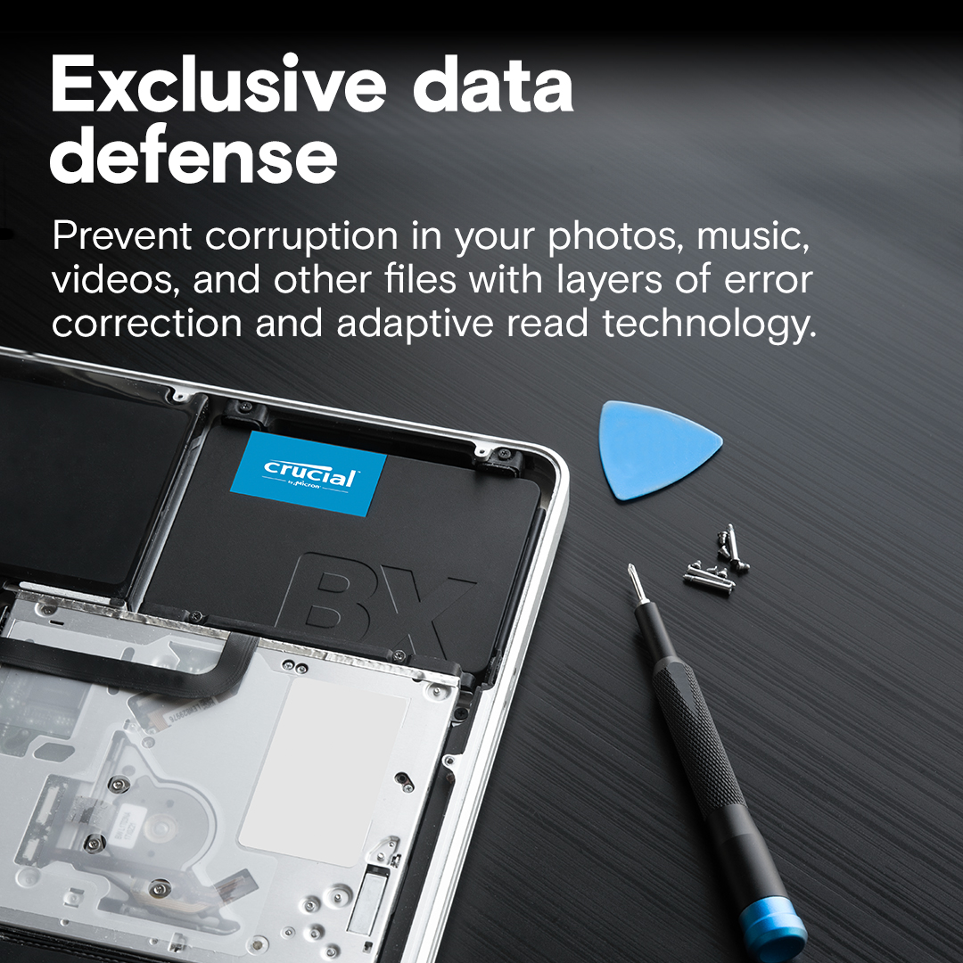 CRUCIAL  1TB BX500 CT1000BX500SSD1 540- 500MB/ SSD SATA-3 Disk Kutusuz