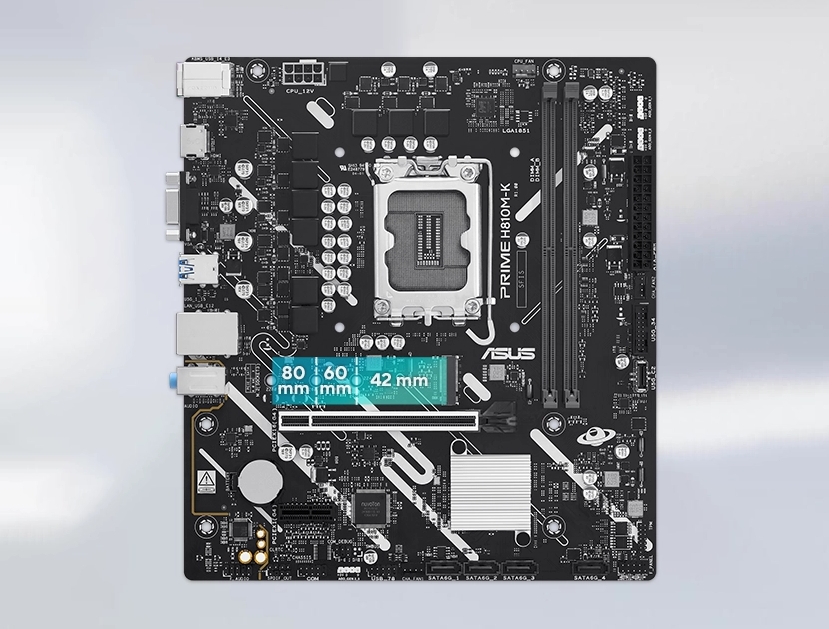 ASUS PRIME H810M-K DDR5 HDMI PCIE 4.0 1851p mATX