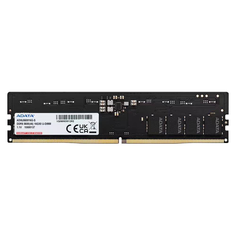 ADATA 16GB DDR5 5600MHZ CL46 PC RAM AD5U560016G-S