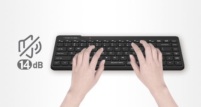 A4TECH FG2200 AIR2 Kablosuz Q Trk Sessiz Siyah Klavye - Mouse Set