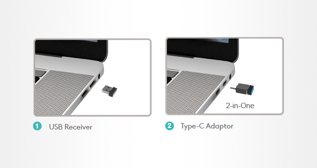 A4TECH FG2200 AIR2 Kablosuz Q Trk Sessiz Siyah Klavye - Mouse Set