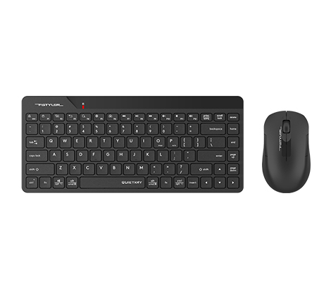 A4TECH FG2200 AIR2 Kablosuz Q Trk Sessiz Siyah Klavye - Mouse Set ikinci görünüm