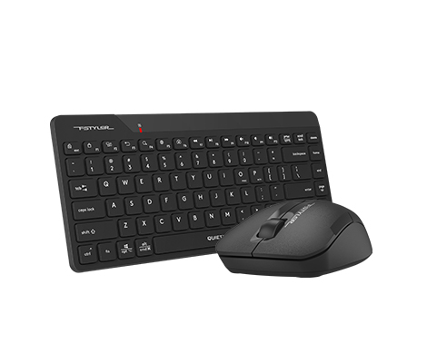 A4TECH FG2200 AIR2 Kablosuz Q Trk Sessiz Siyah Klavye - Mouse Set