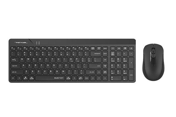 A4TECH FG2300 AIR2 Kablosuz Q Trk Sessiz Siyah Klavye - Mouse Set ikinci görünüm