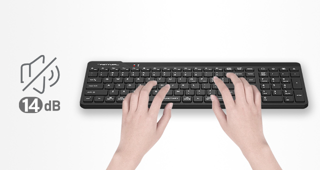 A4TECH FG2300 AIR2 Kablosuz Q Trk Sessiz Siyah Klavye - Mouse Set