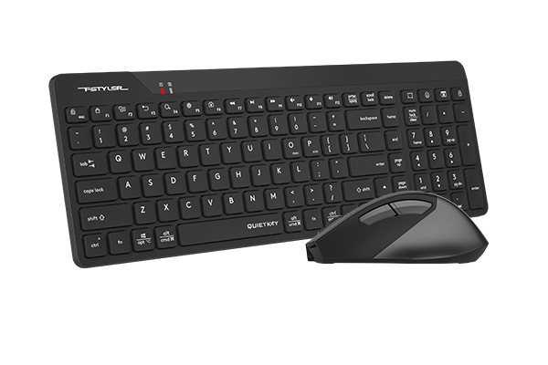 A4TECH FG2400 AIR2 Kablosuz Q Trk Sessiz Siyah Klavye - Mouse Set