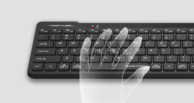 A4TECH FG2400 AIR2 Kablosuz Q Trk Sessiz Siyah Klavye - Mouse Set