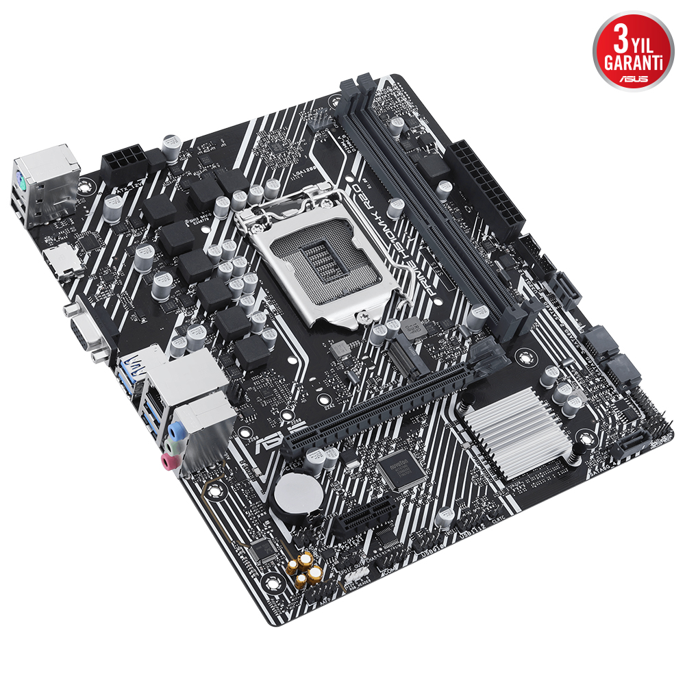 ASUS PRIME H510M-K R2.0 DDR4 HDMI PCIe 16X v4.0 1200p v2 mATX