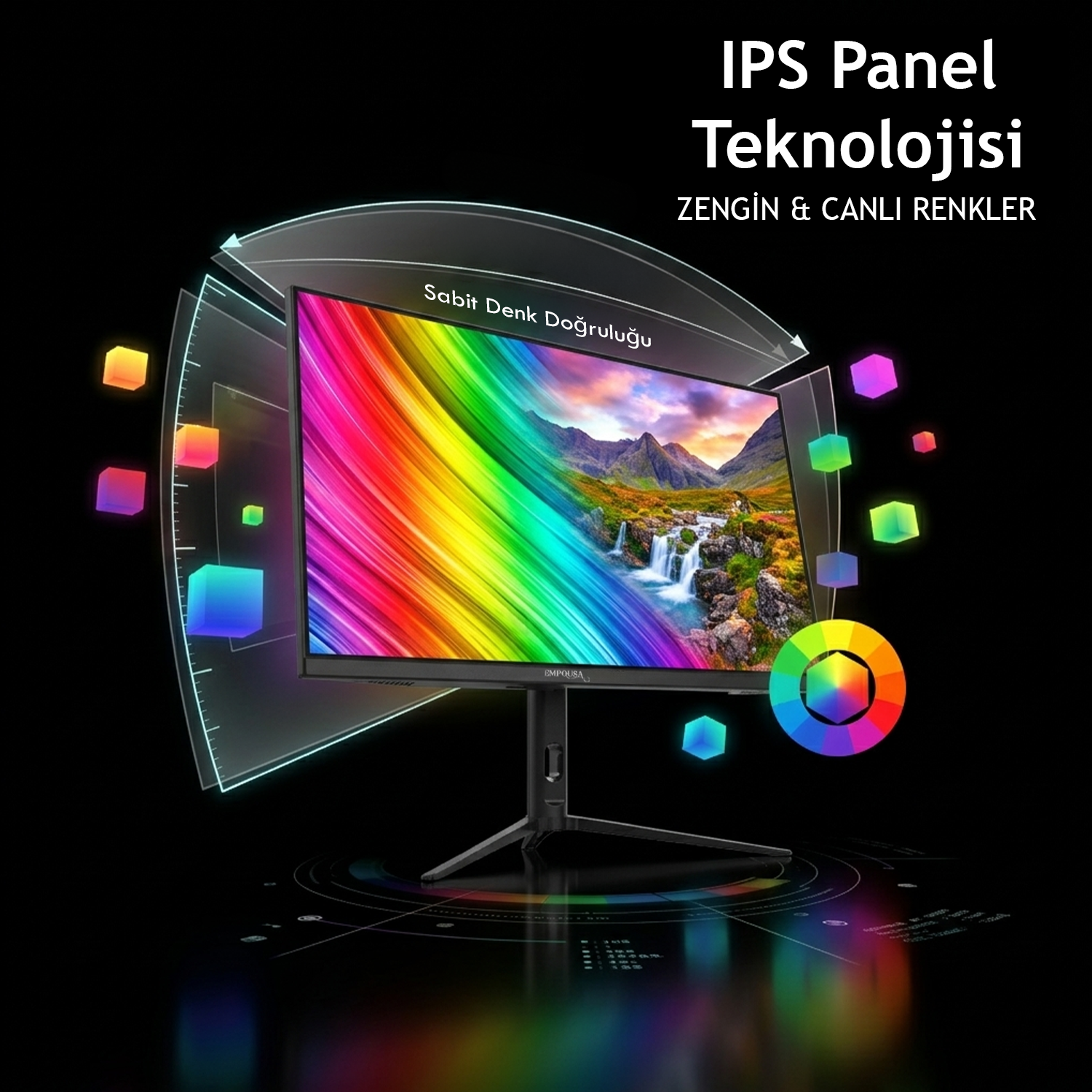 INCA 27" IPS ILM-272KXG 0.5ms 300Hz HDMI-DP Pivot Gaming Monitör 2560 X 1440