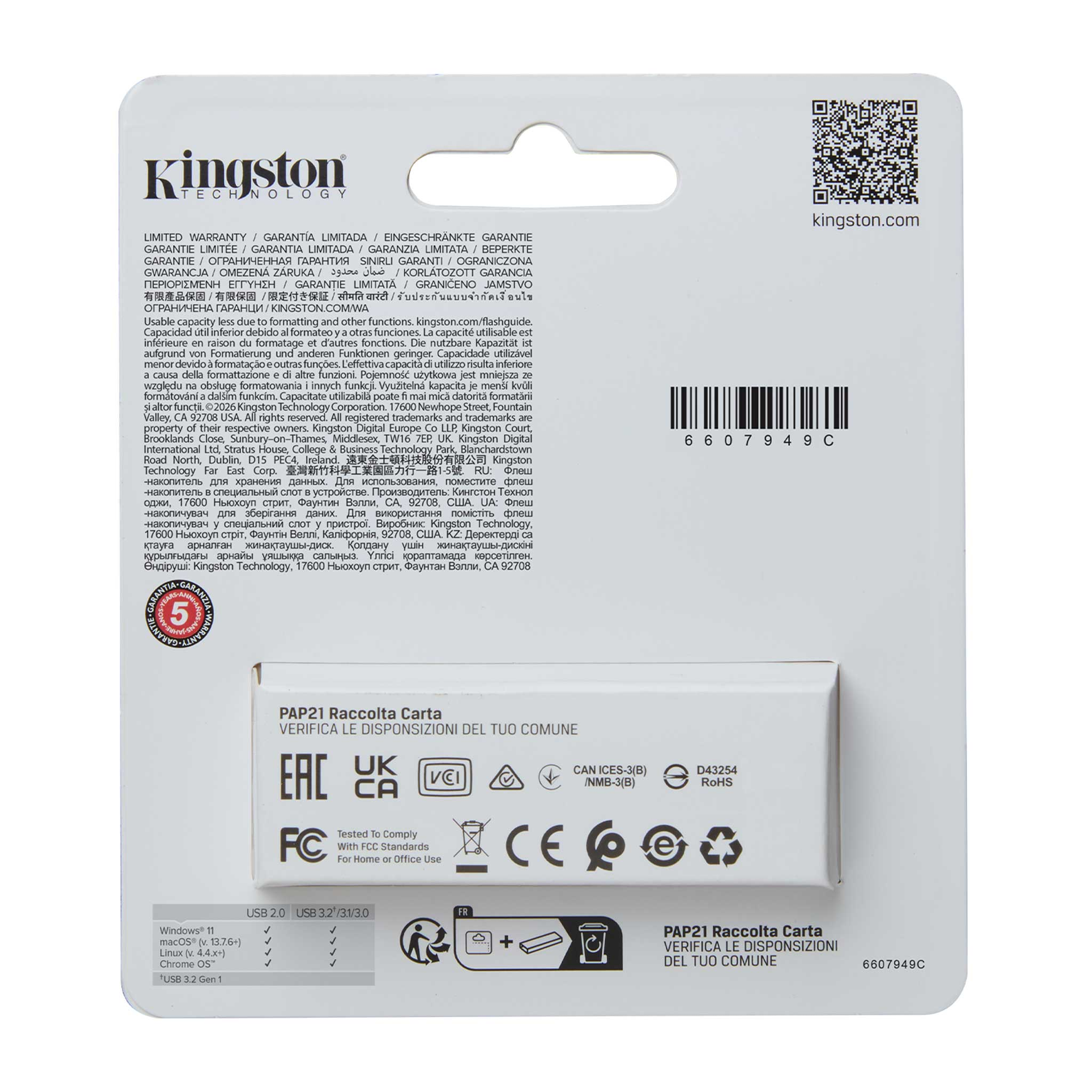 KINGSTON 512GB USB 3.2 EXODIA S DTXS/512GB Taşınabilir Bellek