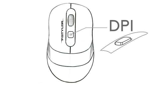 A4TECH FG10 Kablosuz 2000dpi Siyah/Turuncu Mouse