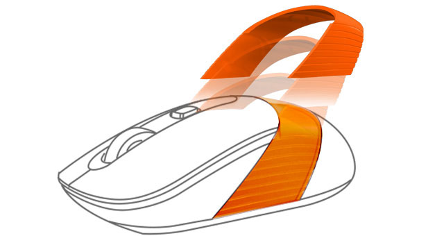 A4TECH FG10 Kablosuz 2000dpi Siyah/Turuncu Mouse