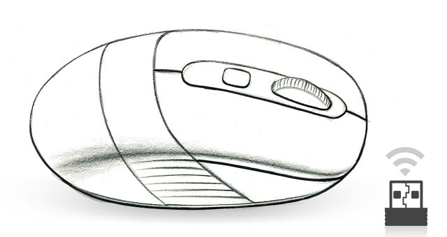 A4TECH FG10 Kablosuz 2000dpi Siyah/Turuncu Mouse