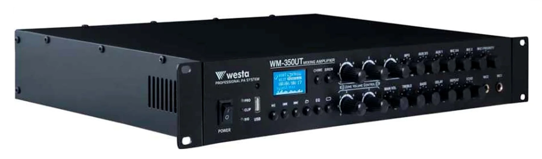 WESTA WM-350UT 6-bölgeli 350W 100V Mikser Amfi ikinci görünüm