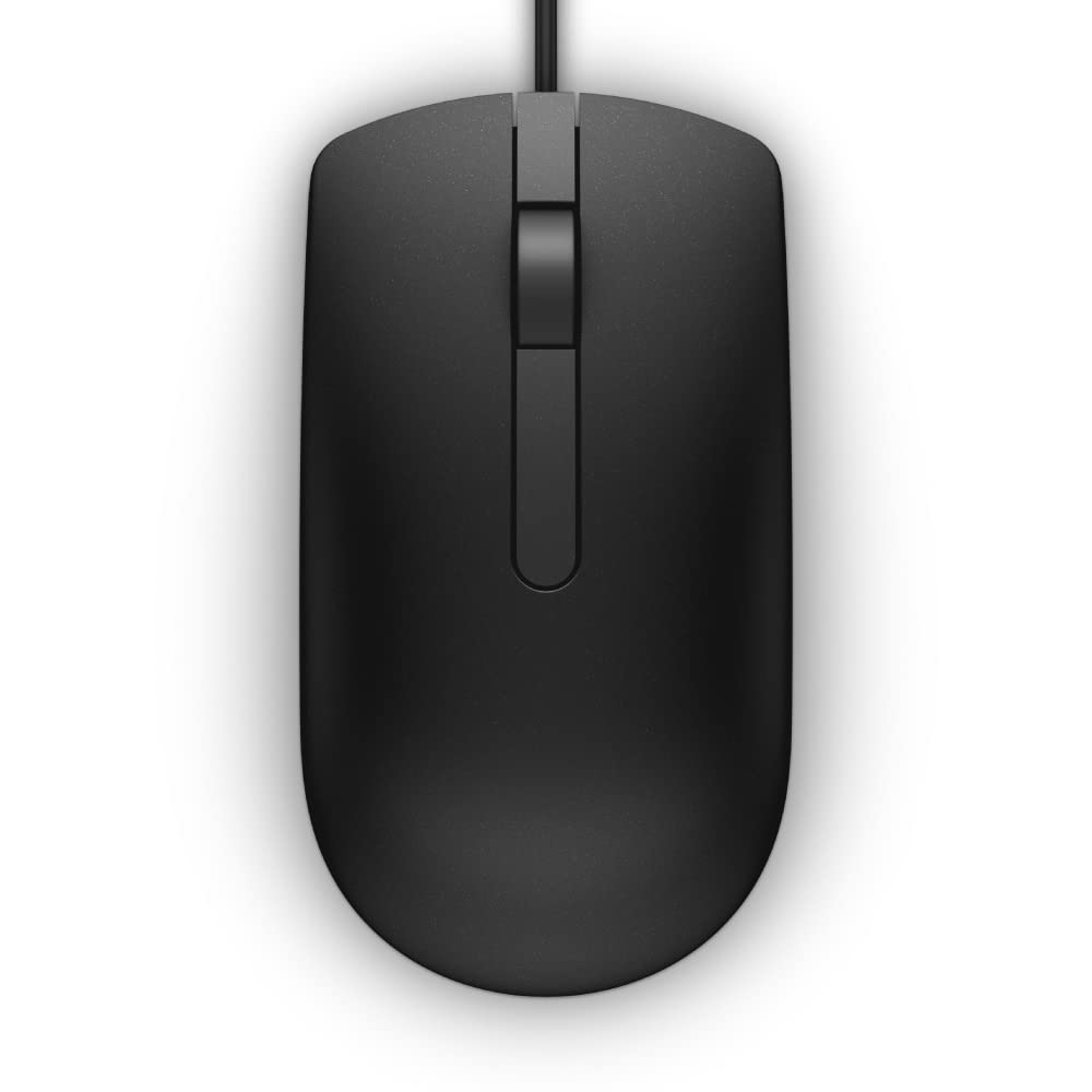DELL MS116 Kablolu USB Sessiz Siyah Mouse ikinci görünüm