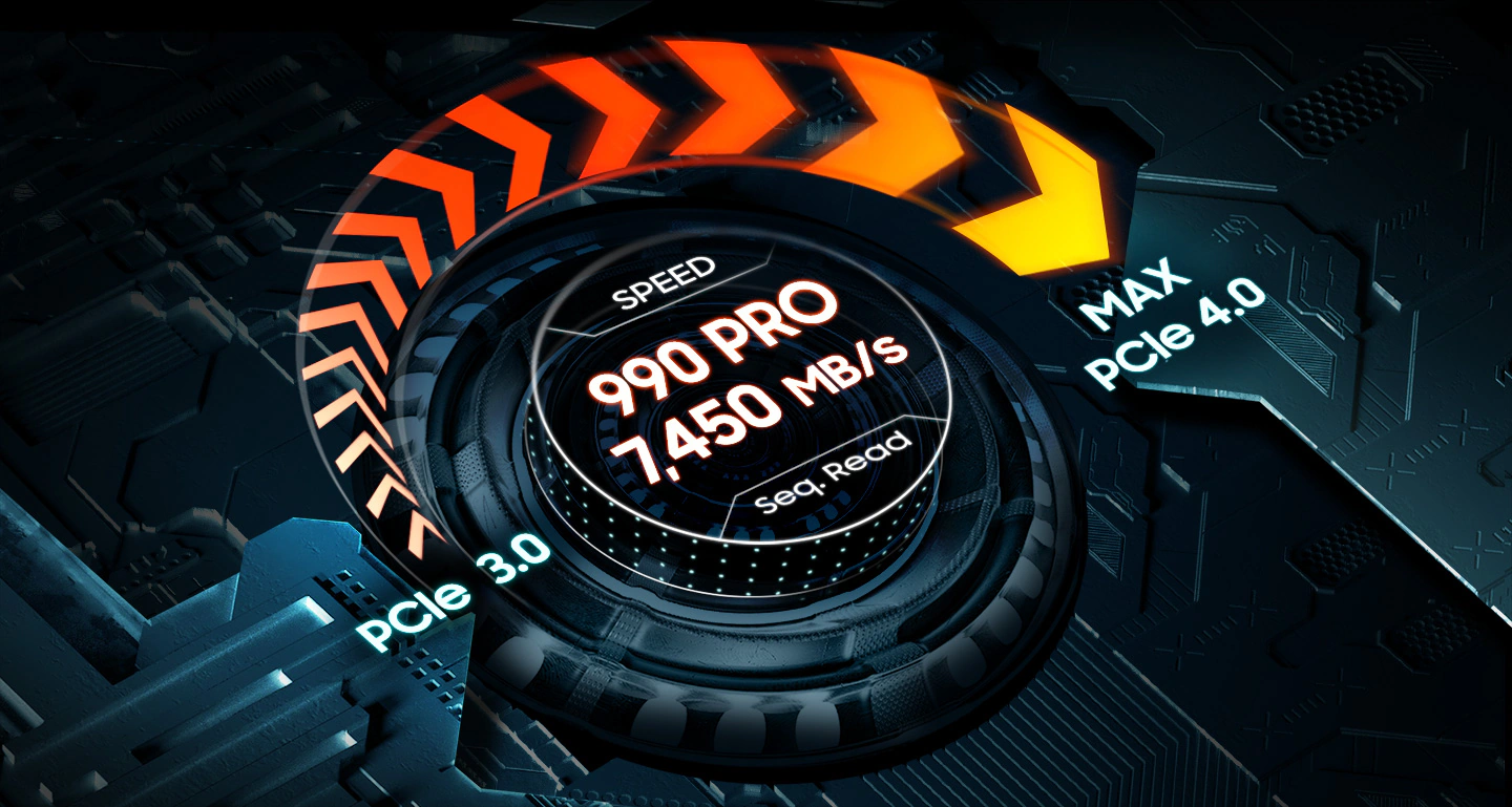 SAMSUNG 2TB 990 PRO MZ-V9P2T0CW 7450- 6900MB/s M2 NVME GEN4 Disk Soğutuculu Kutusuz