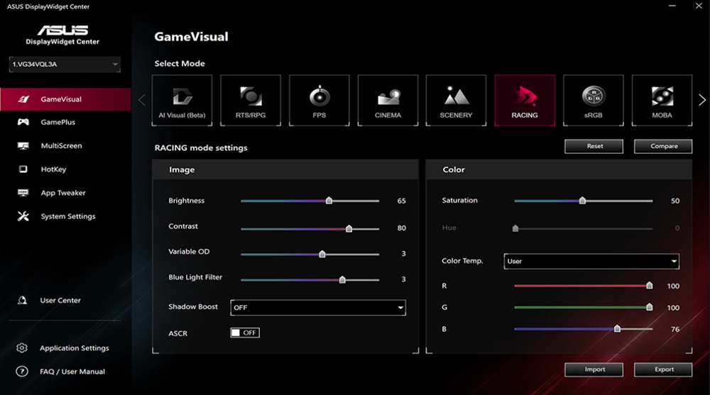 ASUS 27" FAST IPS TUF GAMING VG27AQE5A 0.3MS 165Hz HDMI-DP Gaming Monitör (2560x1440)
