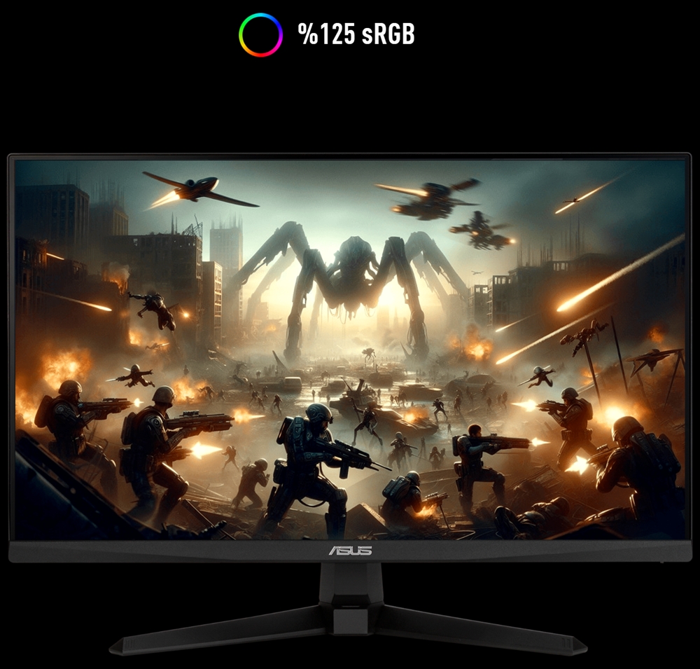 ASUS 27" FAST IPS TUF GAMING VG27AQE5A 0.3MS 165Hz HDMI-DP Gaming Monitör (2560x1440)