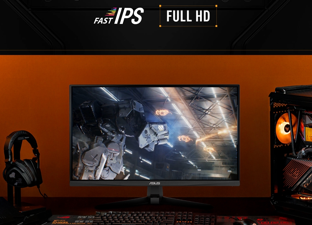 ASUS 27" FAST IPS TUF GAMING VG27AQE5A 0.3MS 165Hz HDMI-DP Gaming Monitör (2560x1440)