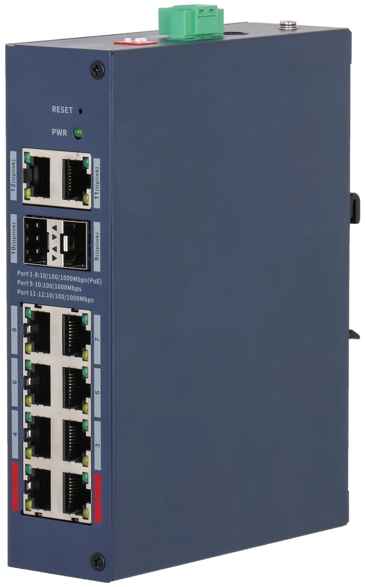 DAHUA 8port PoE 117w 2-SFP Gigabit Yönetilebilir Switch CHS4212-8GT-110