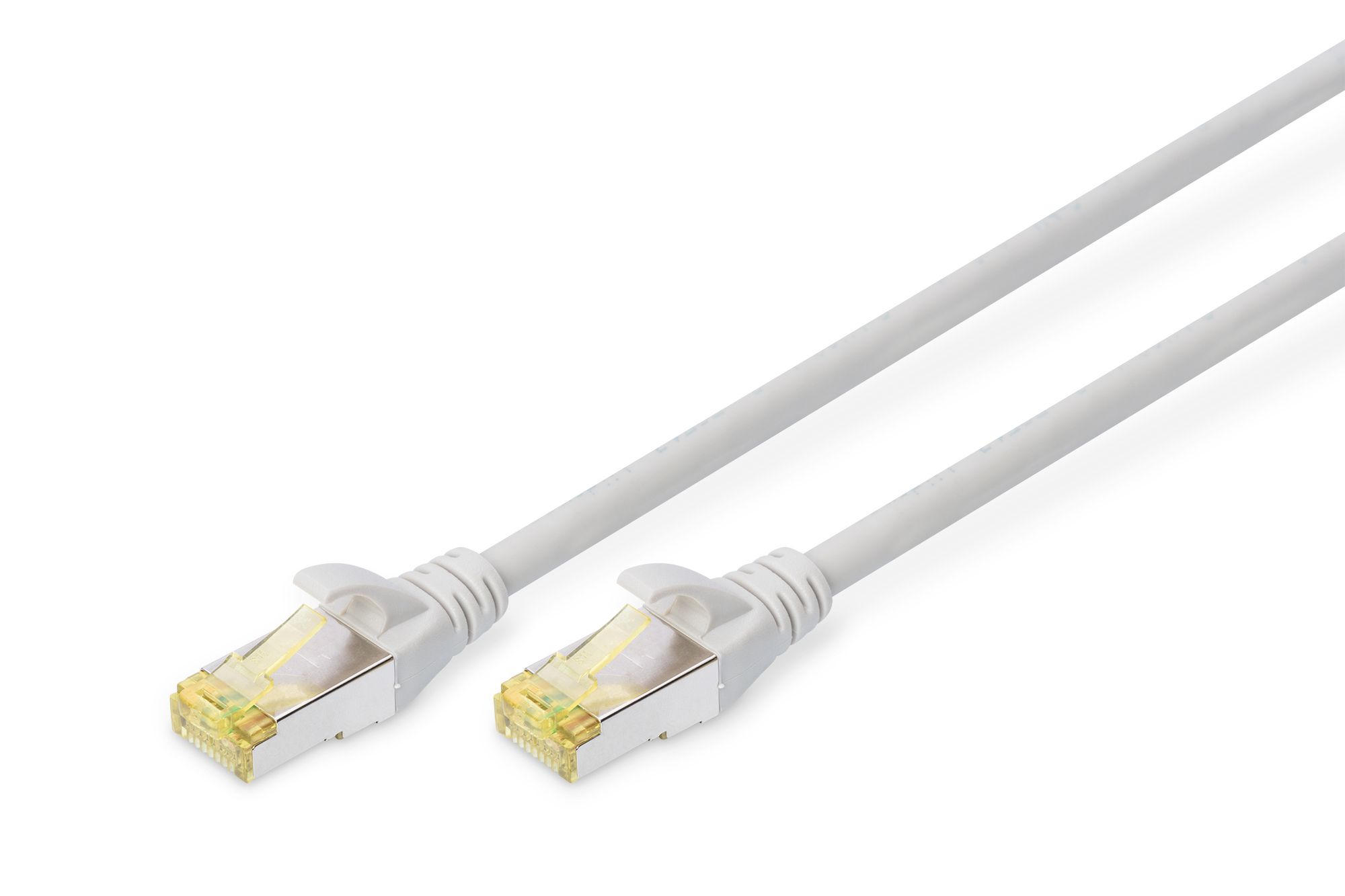 DIGITUS 0.5metre CAT7(CAT6A) S-FTP DK-1644-A-005 Gri Patch Kablo (10'lu Paket) ikinci görünüm