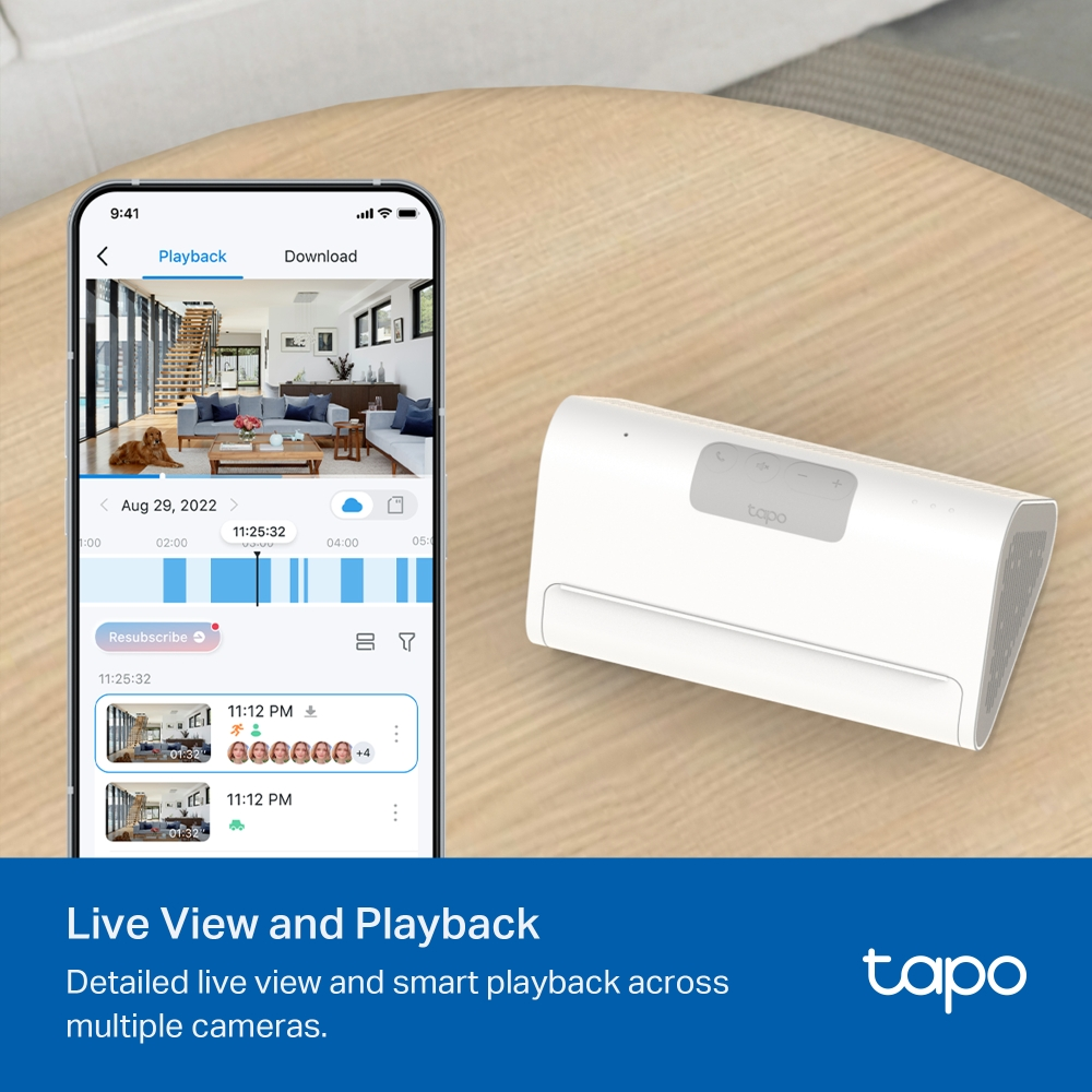TP-LINK 16kanal Yapay Zeka Home Base Kablosuz TAPO H500