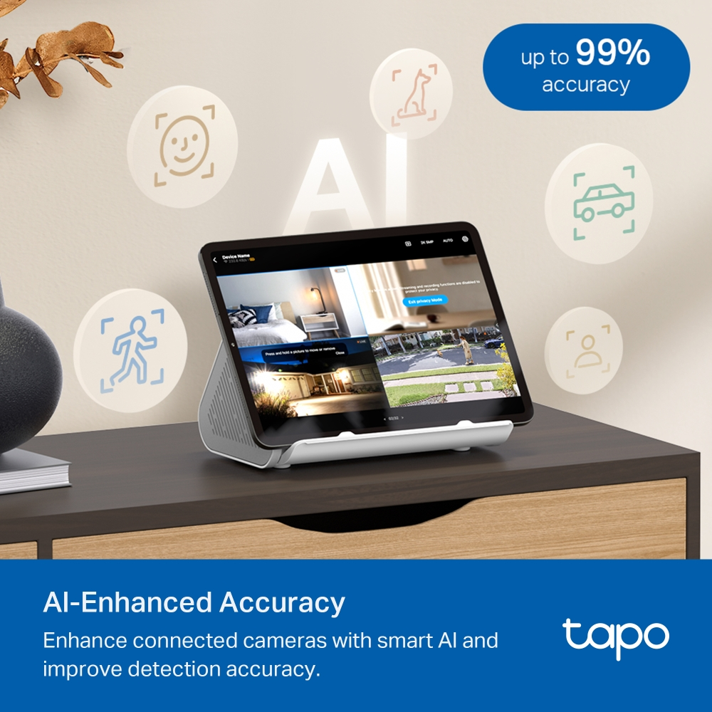 TP-LINK 16kanal Yapay Zeka Home Base Kablosuz TAPO H500