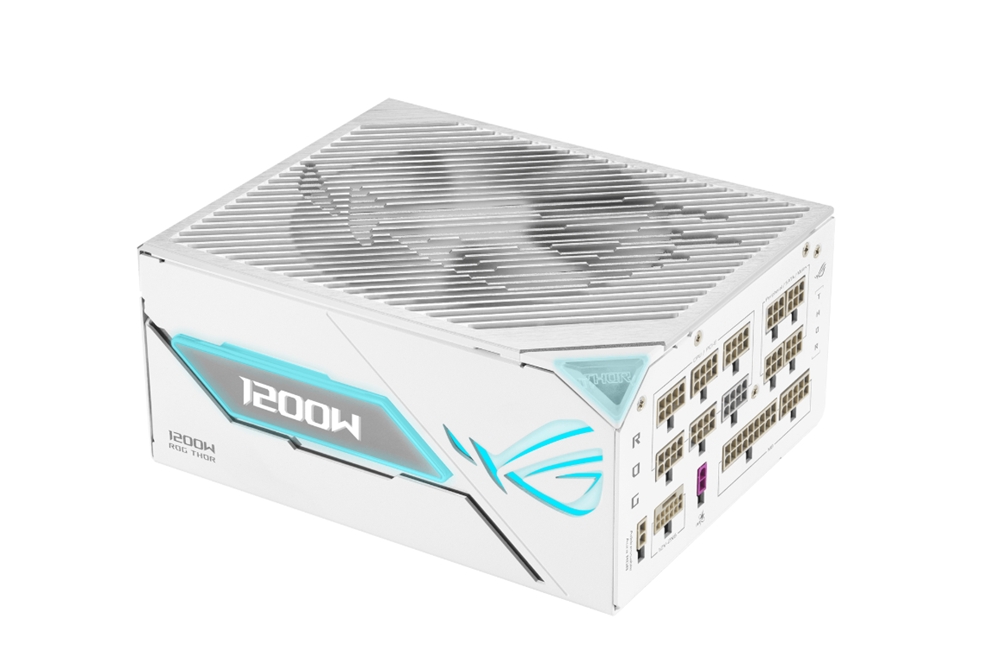 ASUS 1200W ROG Thor 1200P3 Tam Modüler Power Supply Beyaz