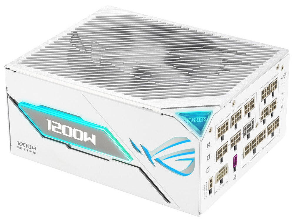 ASUS 1200W ROG Thor 1200P3 Tam Modüler Power Supply Beyaz