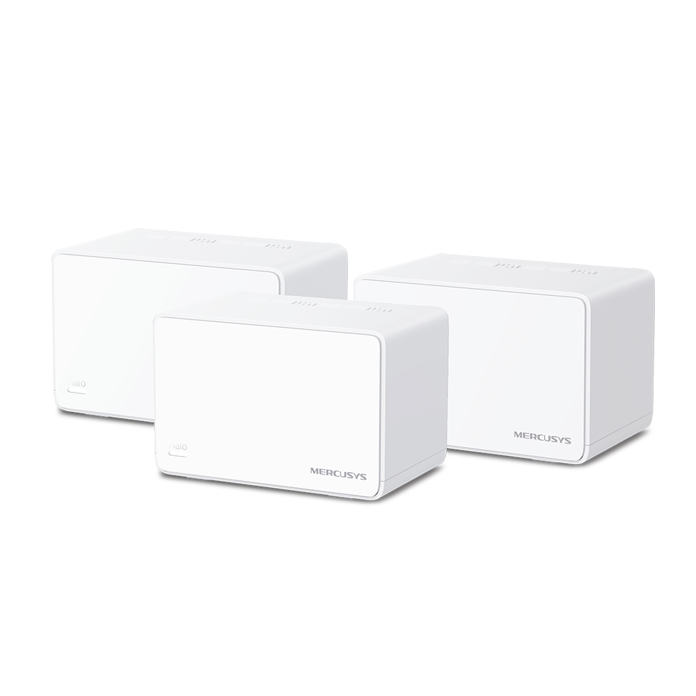 MERCUSYS HALO H80X AX3000 EV Ofis Tipi Mesh Router 3-lü Set