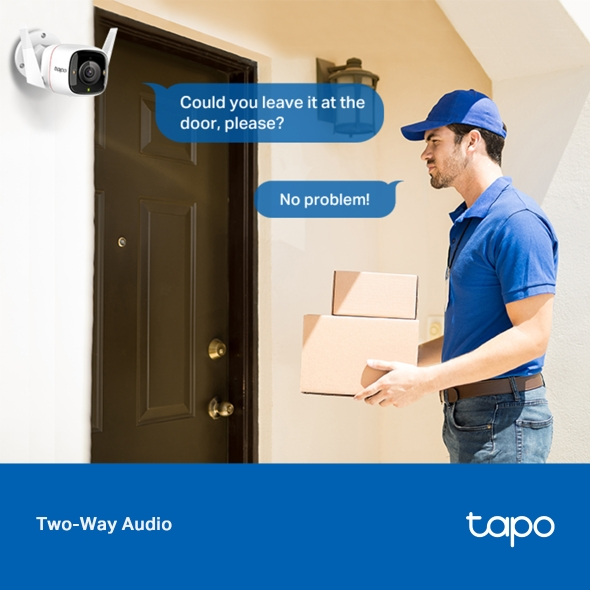 TP-LINK 2MP Bullet 3.3mm Kablosuz IP Kamera Tapo C320WS