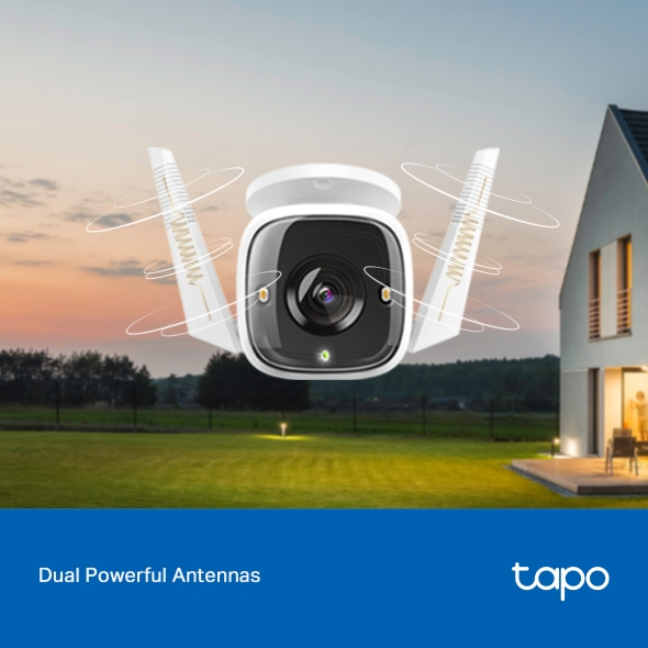 TP-LINK 2MP Bullet 3.3mm Kablosuz IP Kamera Tapo C320WS