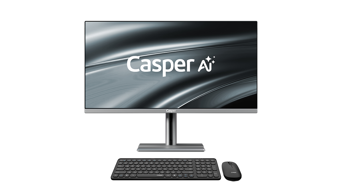 CASPER AIO 27" CORE 5 210H- 12GB DDR5 RAM- 480GB M2 NVME- FDOS / NİRVANA  A970 A97.210H-AE00X-V-G