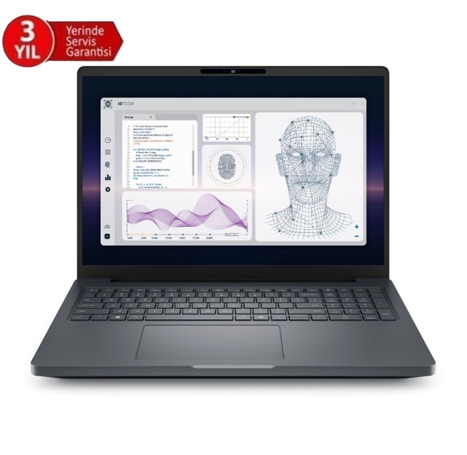 DELL 16” PRO MAX PLUS MB16250_1 ULTRA 7 265HX-32GB DDR5 RAM-1TB NVME-12GB RTX PRO3000 BWL-W11P Taşınabilir İş istasyonu ikinci görünüm