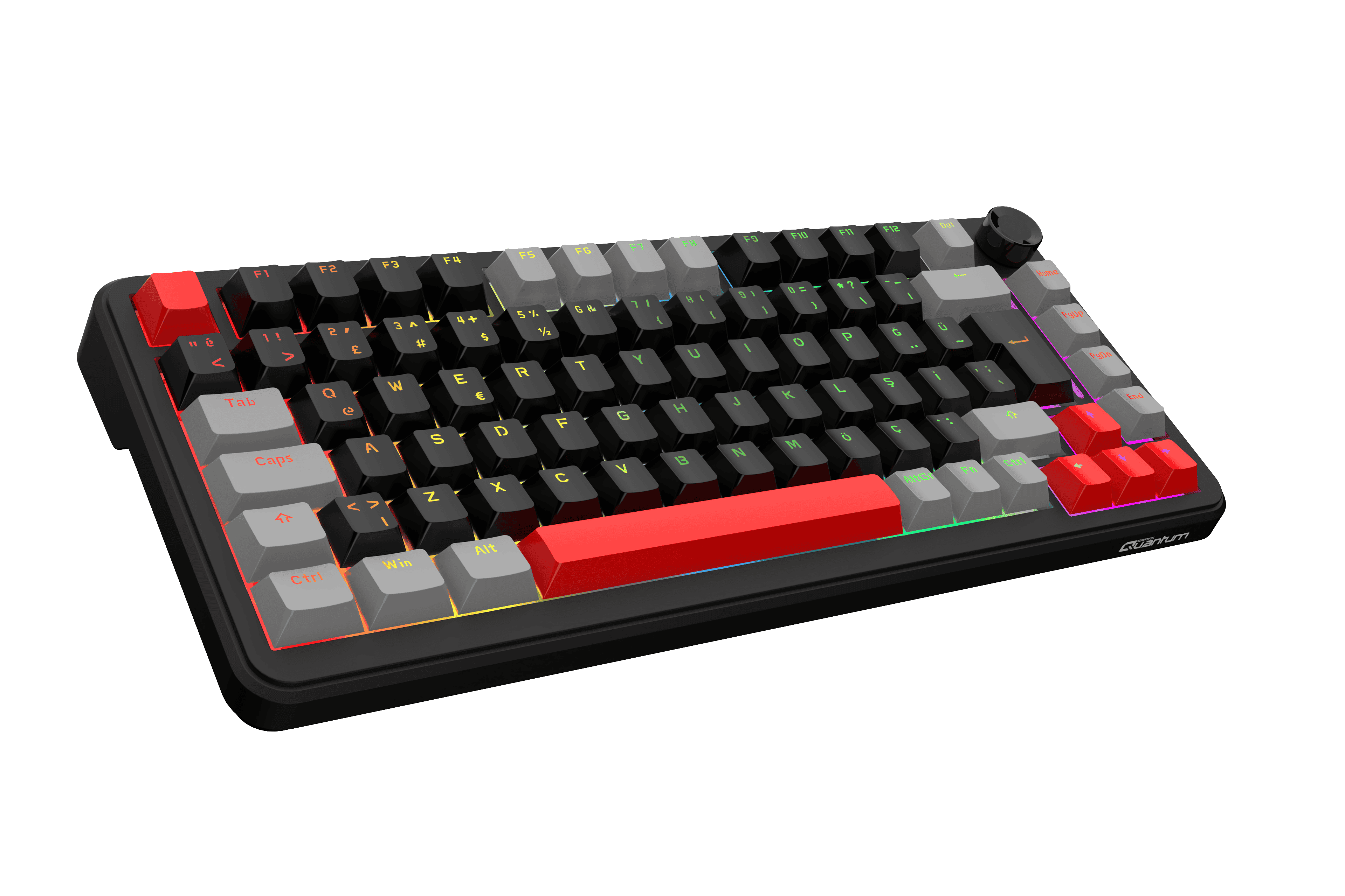 QUANTUM MECHACORE Kablolu USB Q Trk RGB Gaming Klavye ikinci görünüm