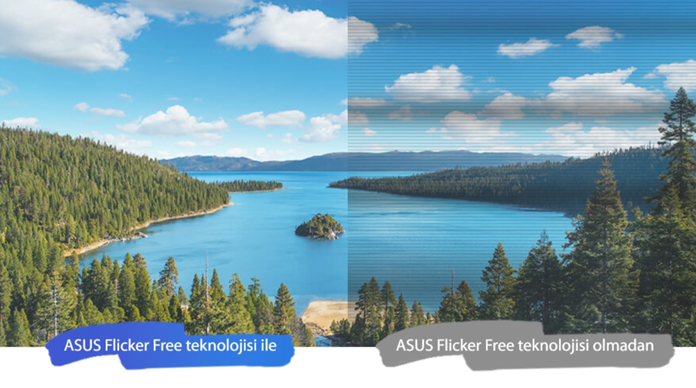 ASUS 21.5" FAST IPS  VP227HF 1MS 100Hz HDMI EV Ofis Tipi Monitör (1920 X 1080)