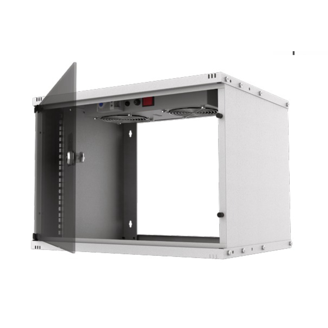 AGER 4U 510x400mm Duvar Tipi Beyaz Kabinet Demonte SOHO AG-SH04U5140B1-C0AA-B6-D1 (Kutu Açık)